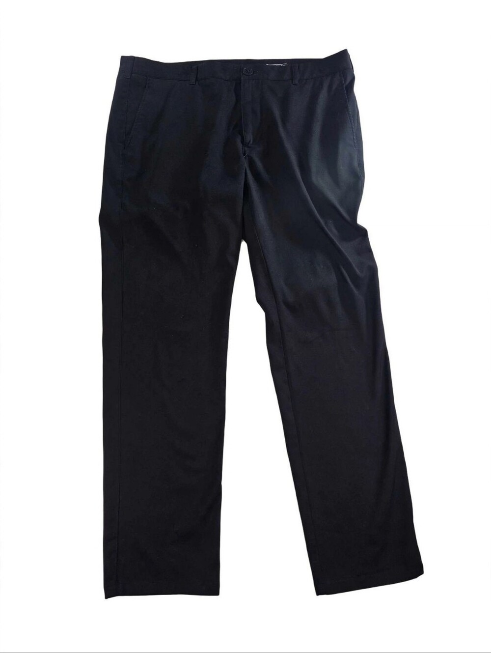 Mizzen+Main Baron Chino Trim Fit Black 38x32 Performance Stretch 100% Polyester